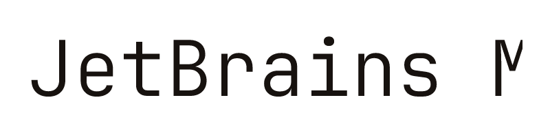 JetBrains Mono Light font preview