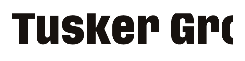 Tusker Grotesk 7600 Semibold font preview